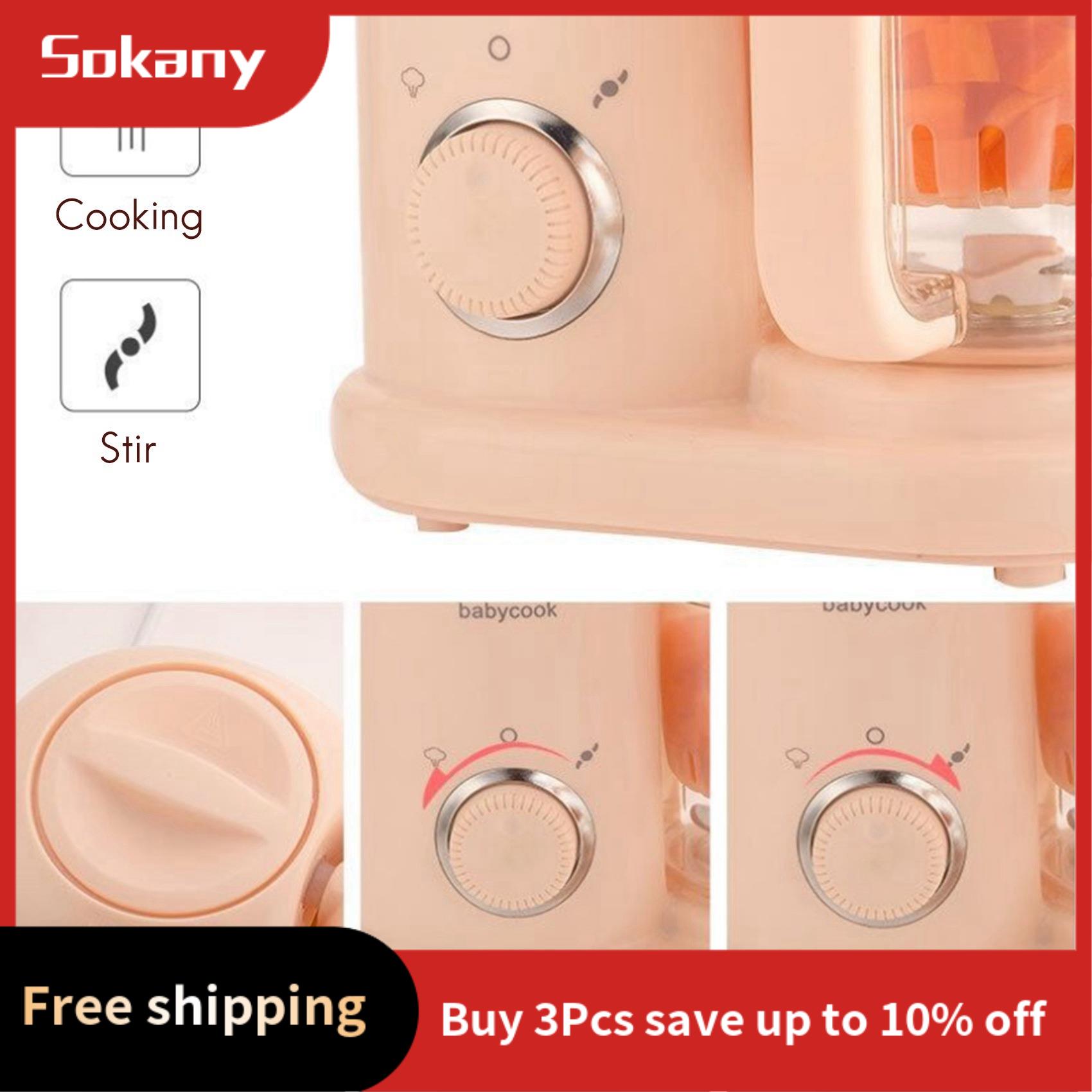 Baby Food Hand Blender - HIM-Baby Food Maker,Multi-Function Steamer Grinder Blender