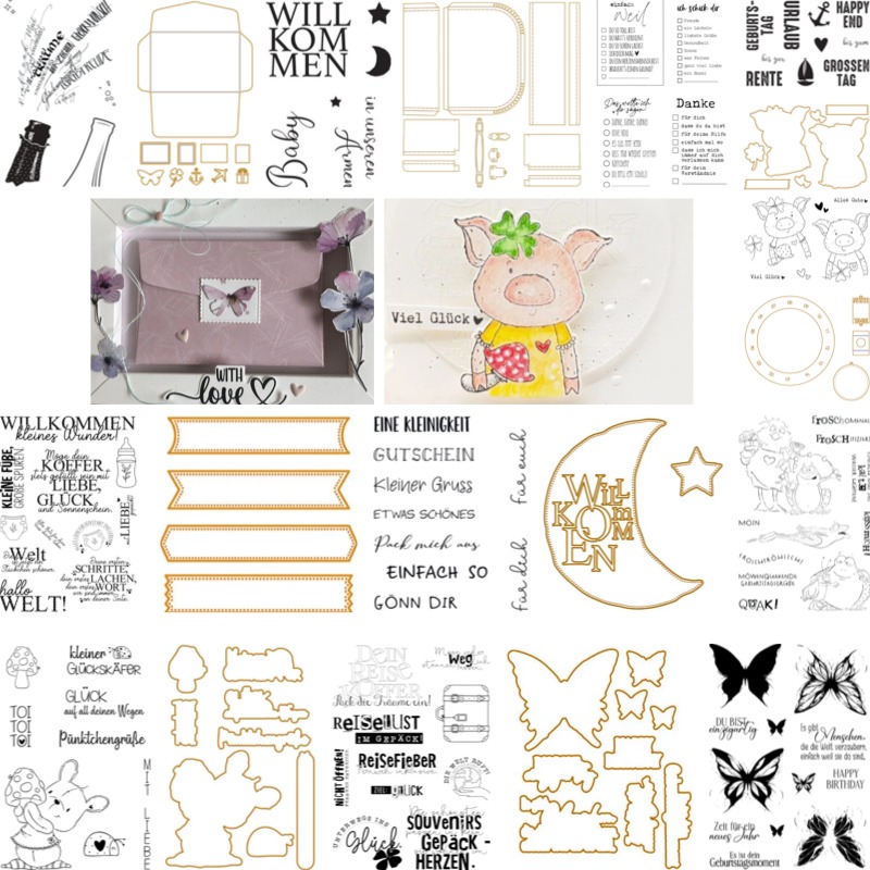 Baby Food Bag - Baby Suitcase Stamps And Dies New