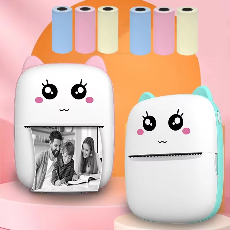 Baby Food Label - New portable mini printer wireless Bluetooth