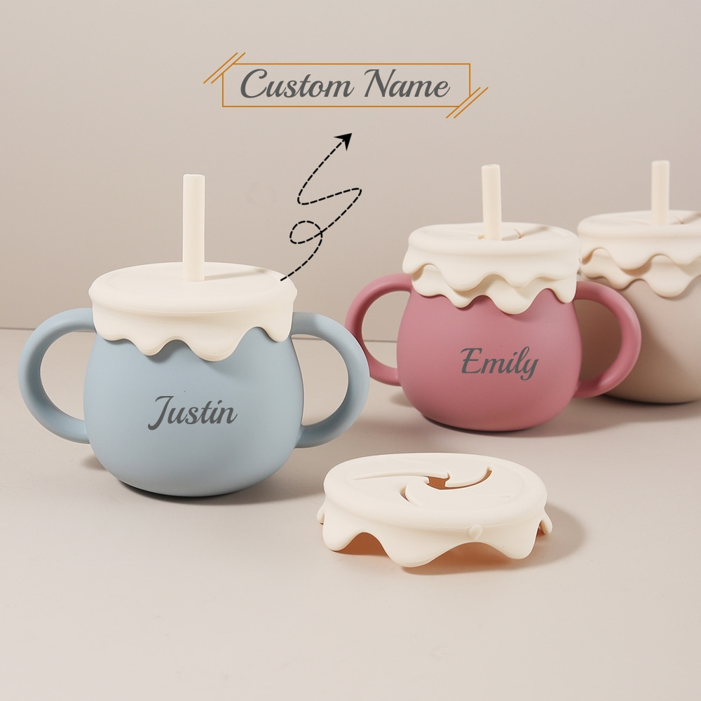 Snack Cup Toddler - Personalized 280ml Baby Cup- 3 in