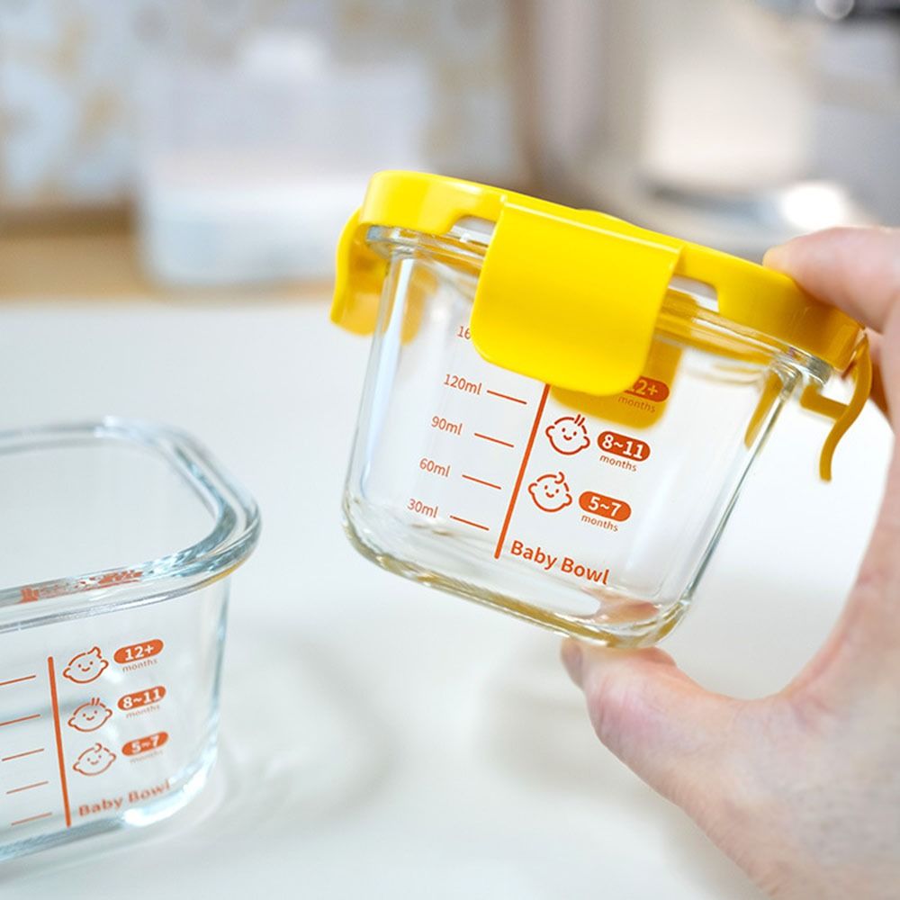 Baby Food Glass Jars - New 170ml Food Storage Box Frozen