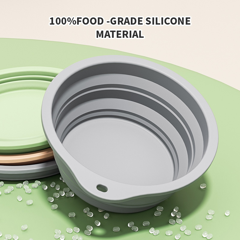 Baby Food Cat - Collapsible Silicone Dog Bowl,Foldable Expandable Cup