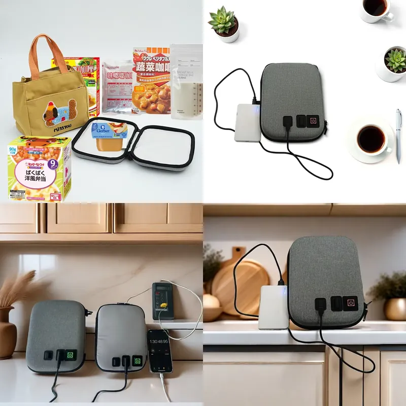 Baby Puree Pouch - 【CHIMU HOME】 Portable USB-Powered Baby Food
