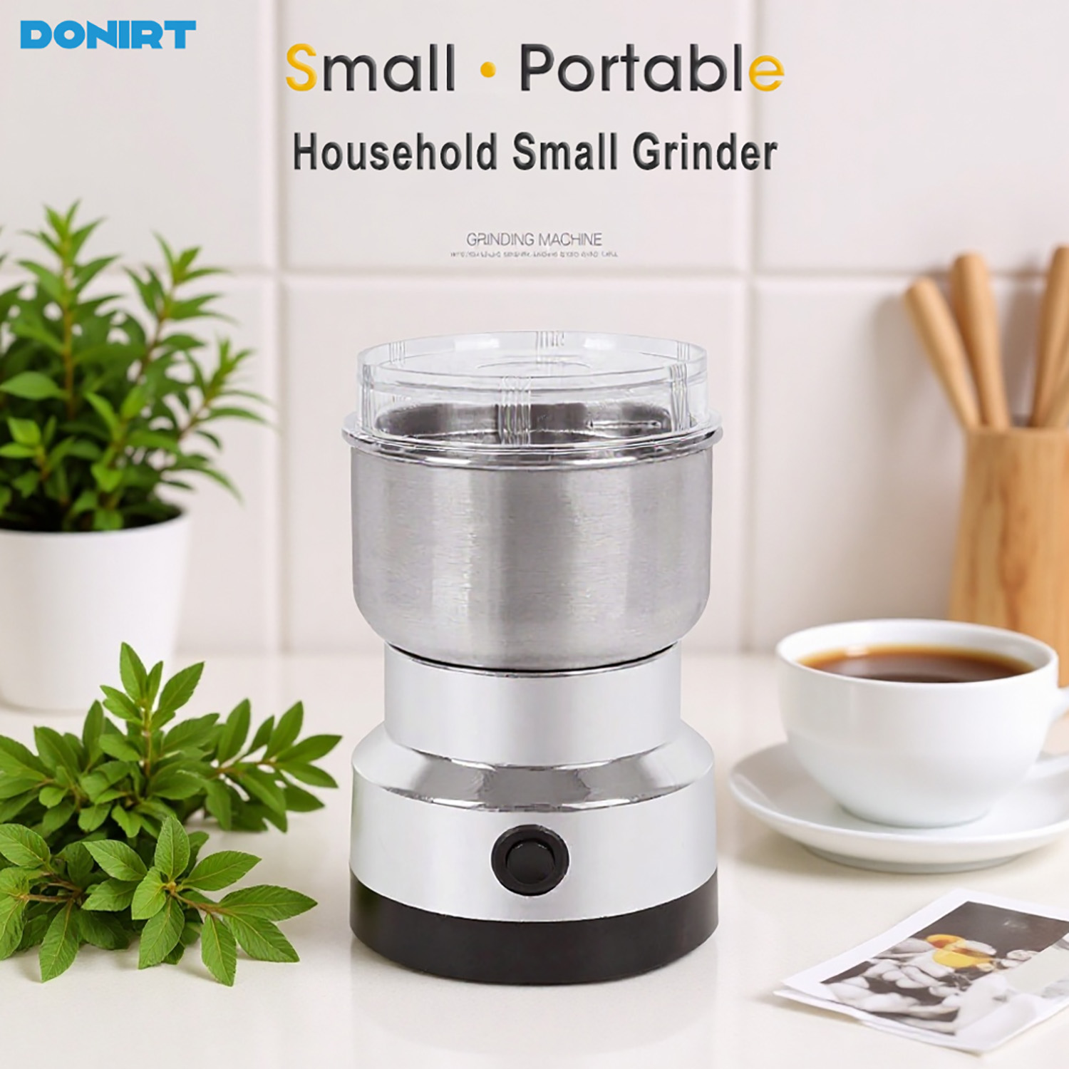 Baby Food Mixer - Mini Electric Grinder 4 Blades Household