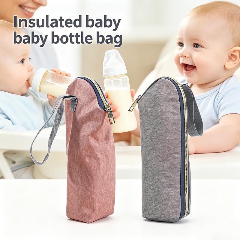 Baby Food Storage - Portable Baby Bottle Insulated Bag, Zippered