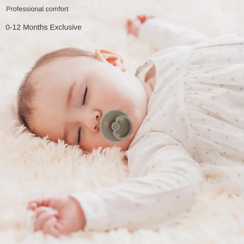 Baby Food Ingredients - Baby Soothers Two-color Round Head Flat