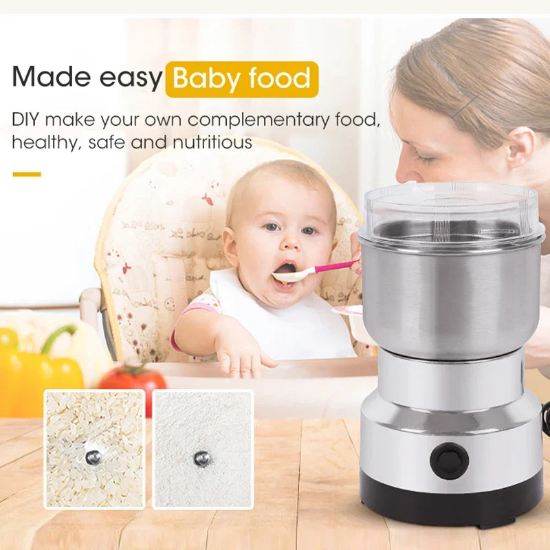 Mini Electric Grinder Househol - Baby Food Mixer 评论和价格