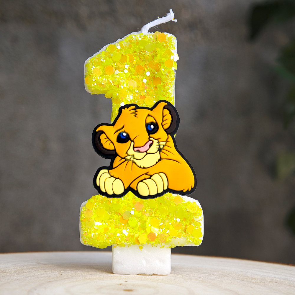 Lion King Simba Candle Number  - Baby Food Plan 评论和价格