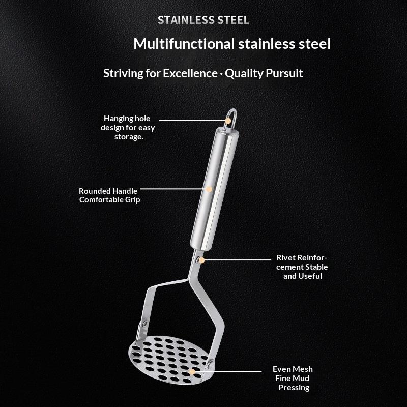 Stainless Steel Potato Masher  - Baby Food Ingredients 评论和价格