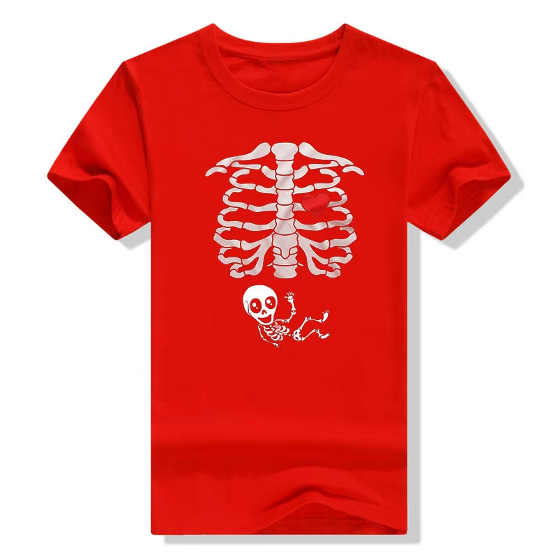 Halloween Skeleton T-Shirts Co - Food Baby X Ray 评论和价格