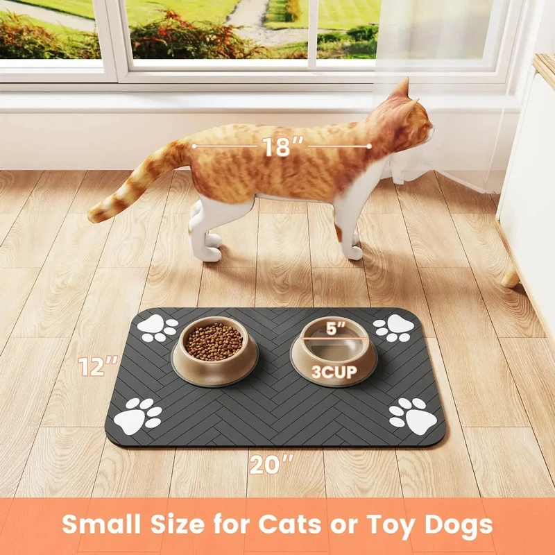 Waterproof Non Slip Pet Feedin - Baby Food Cat 评论和价格