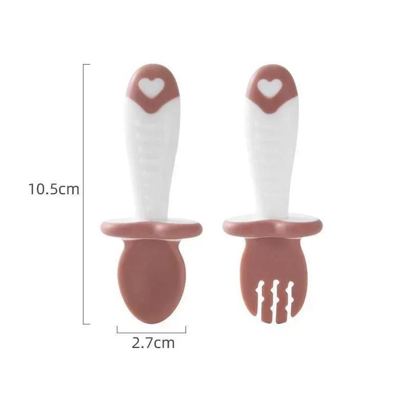 Baby Spoon Fork Silicone Child - Baby Food Feeder 评论和价格