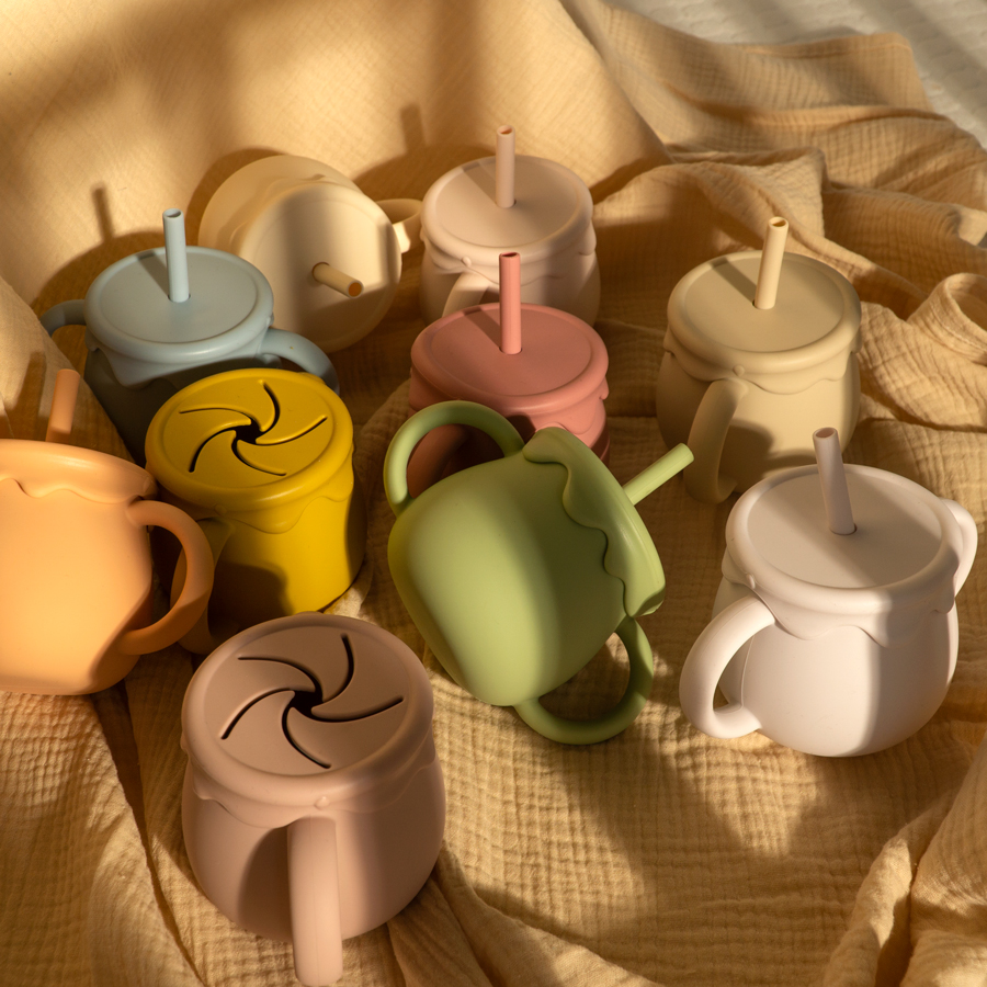 Baby Feeding Cups Portable Dri - Snack Cup Toddler 评论和价格