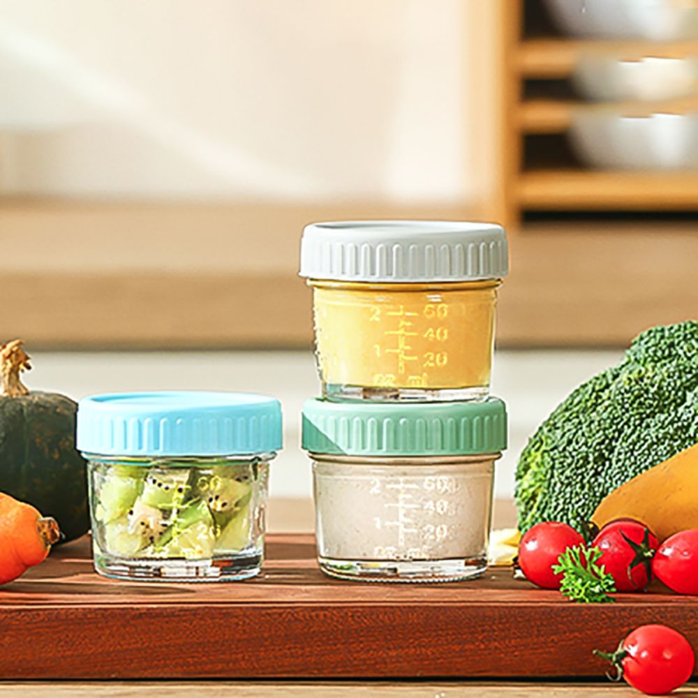 6pcs Mason Jar Glass Baby Food - Baby Food Glass Jars 评论和价格