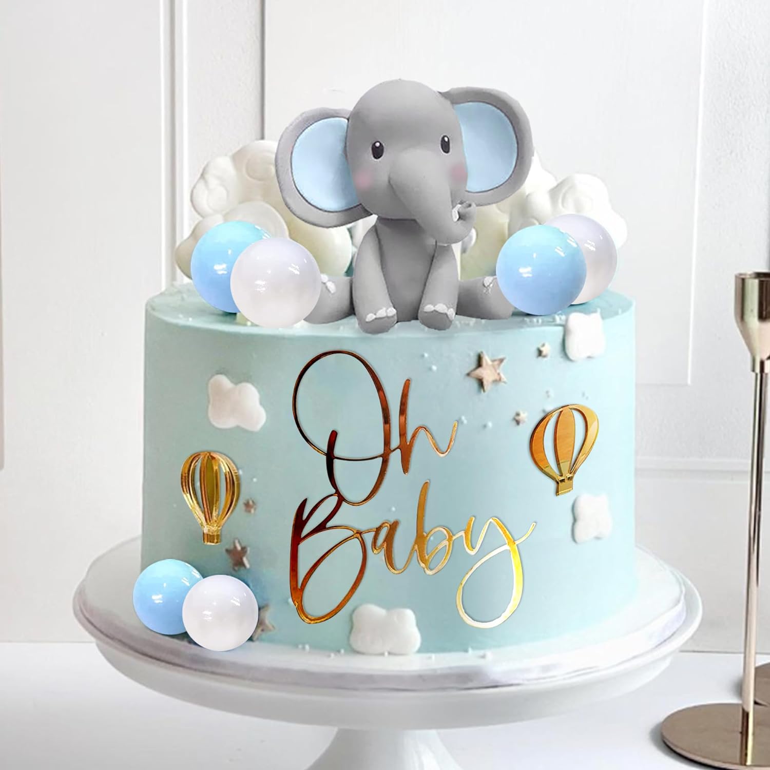 Elephant Cake Decoration Baby  - Baby Food Ingredients 评论和价格