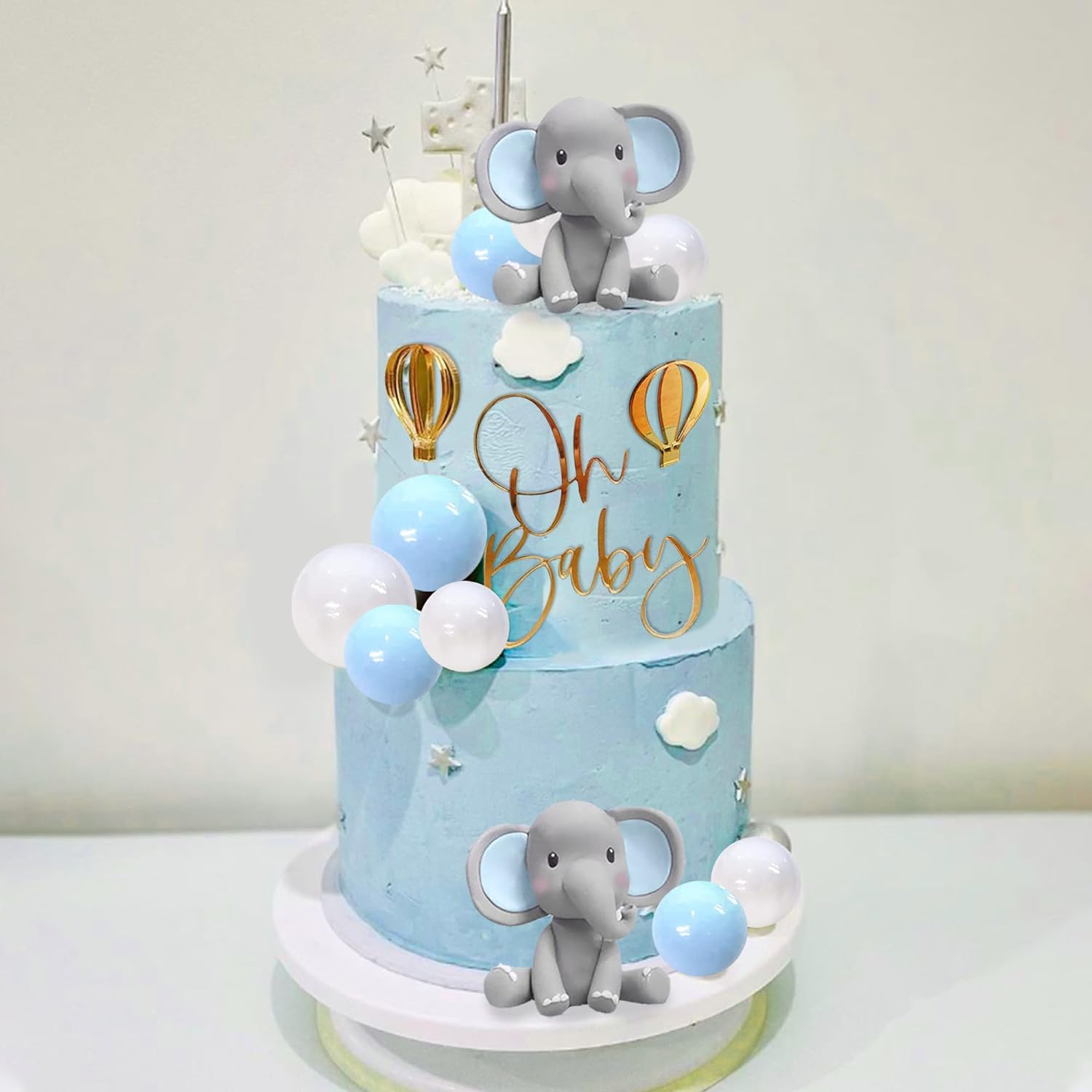 Elephant Cake Decoration Baby  - Baby Food Ingredients 评论和价格