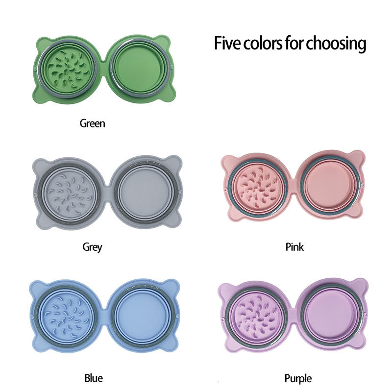 Foldable Silicone Pet Bowls No - Baby Food Cat 评论和价格