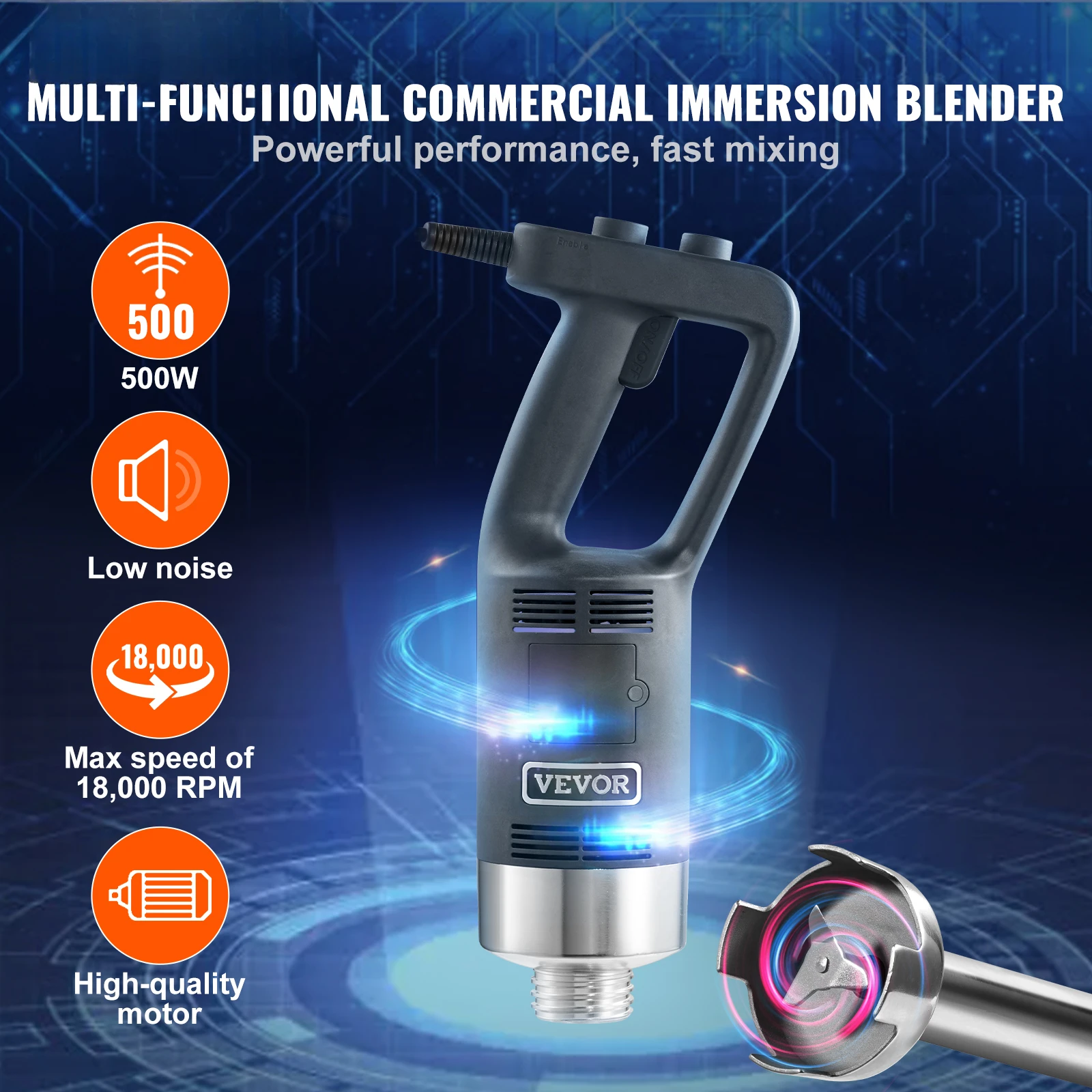 %a Commercial Immersion Blende - Baby Food Hand Blender 评论和价格