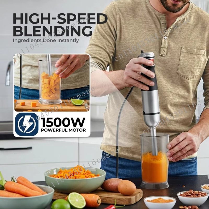6-in-1  1200W Powerful Hand Bl - Baby Food Hand Blender 评论和价格
