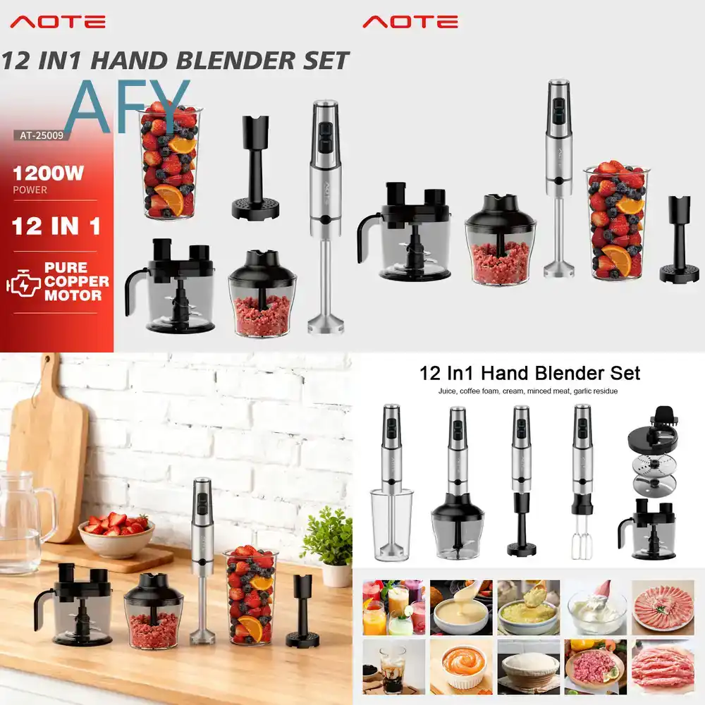 AOTE for EU Standard Handheld  - Baby Food Hand Blender 评论和价格