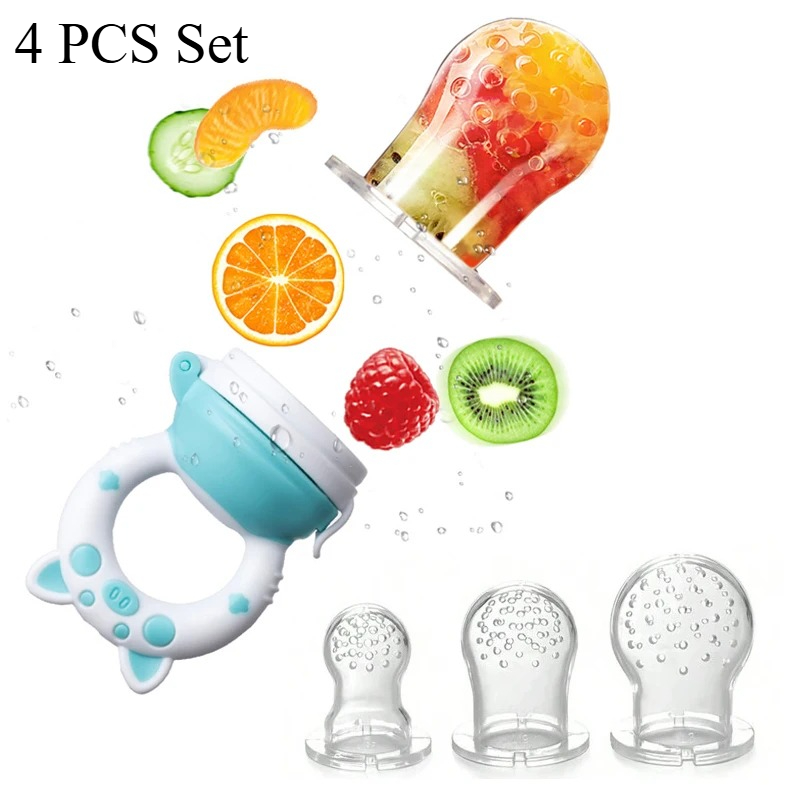 4pcs/set Silicone Fruit & Vege - Baby Food Ingredients 评论和价格