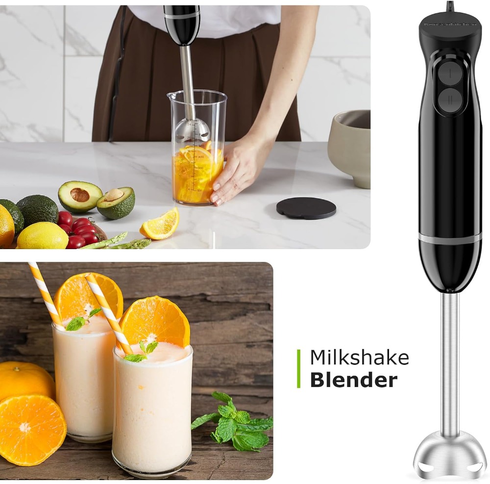 3-in-1 Immersion Blender Handh - Baby Food Mixer 评论和价格