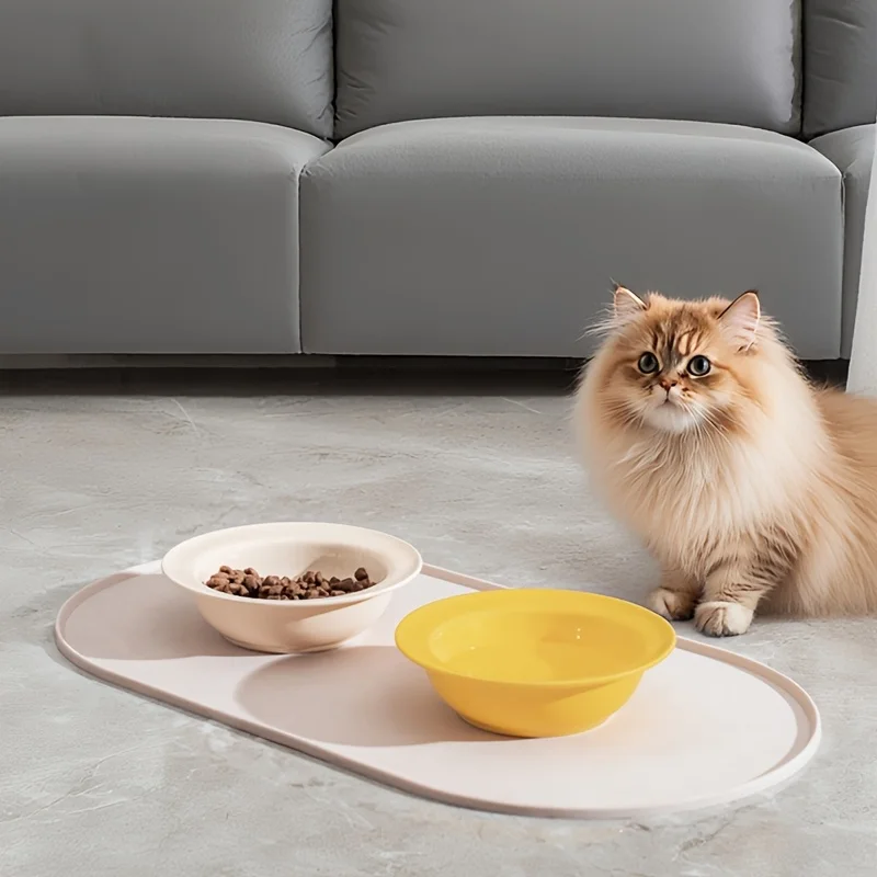 1pc,Cat Feeding Mat with Non-S - Baby Food Cat 评论和价格