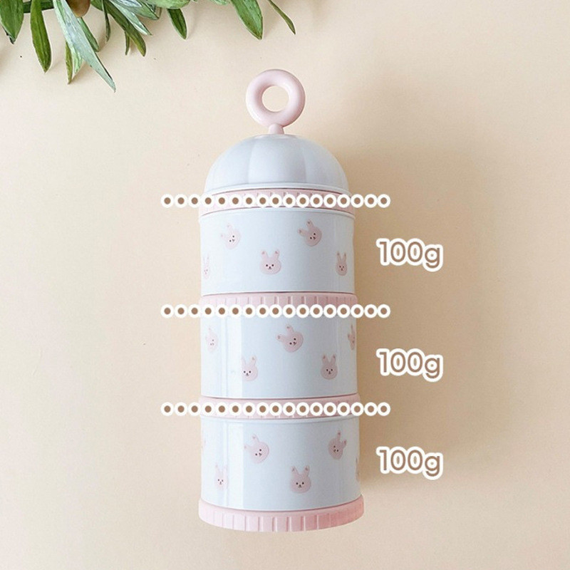 Cute Bear Milk Powder Box Baby - Baby Food Storage 评论和价格