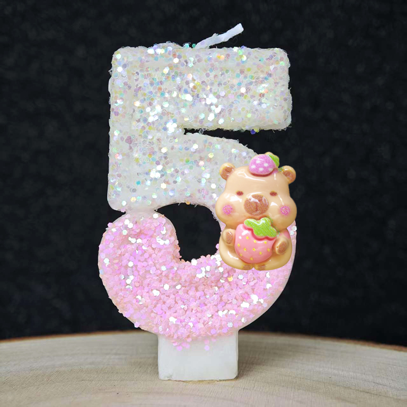 New Capybara Candles Cake Deco - Baby Food Ingredients 评论和价格