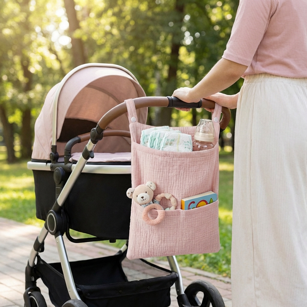 Pure Cotton Baby Crib Hanging  - Baby Puree Pouch 评论和价格