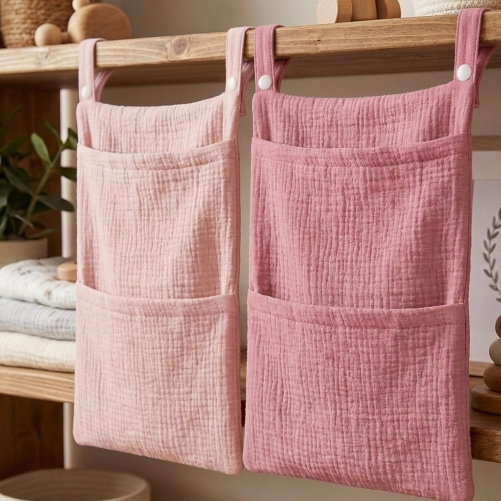 Pure Cotton Baby Crib Hanging  - Baby Puree Pouch 评论和价格