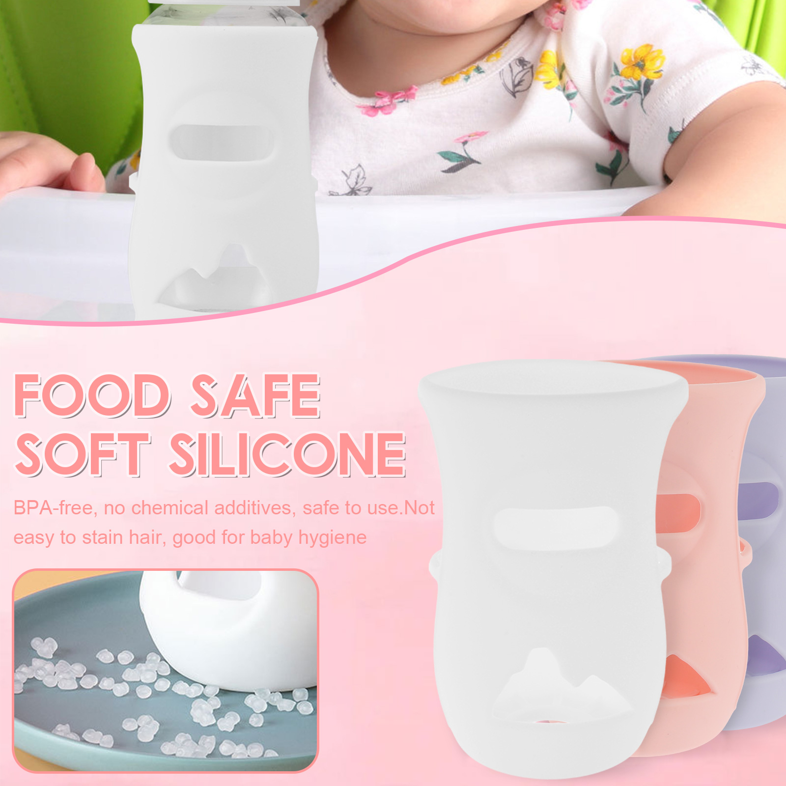 Silicone Sleeves Silicone Baby - Baby Food Storage 评论和价格