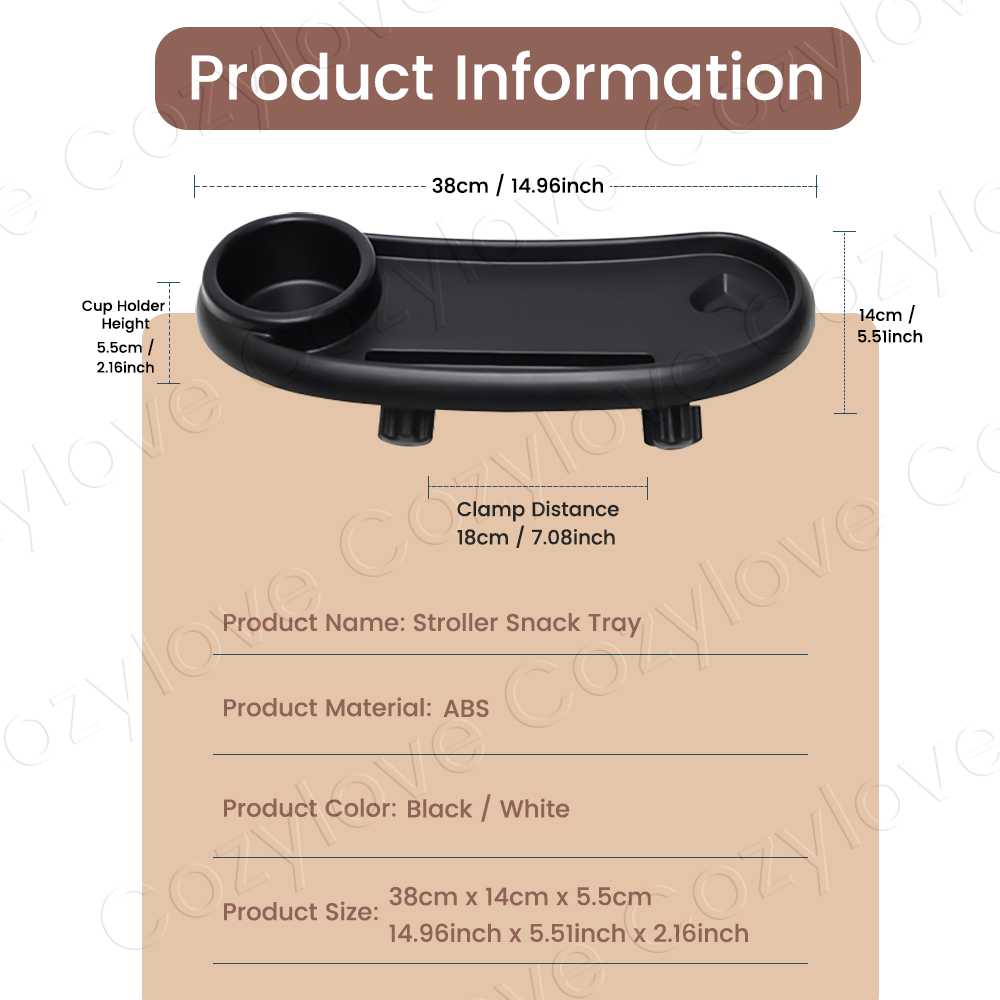 Detachable Stroller Snack Tray - Snack Cup Toddler 评论和价格