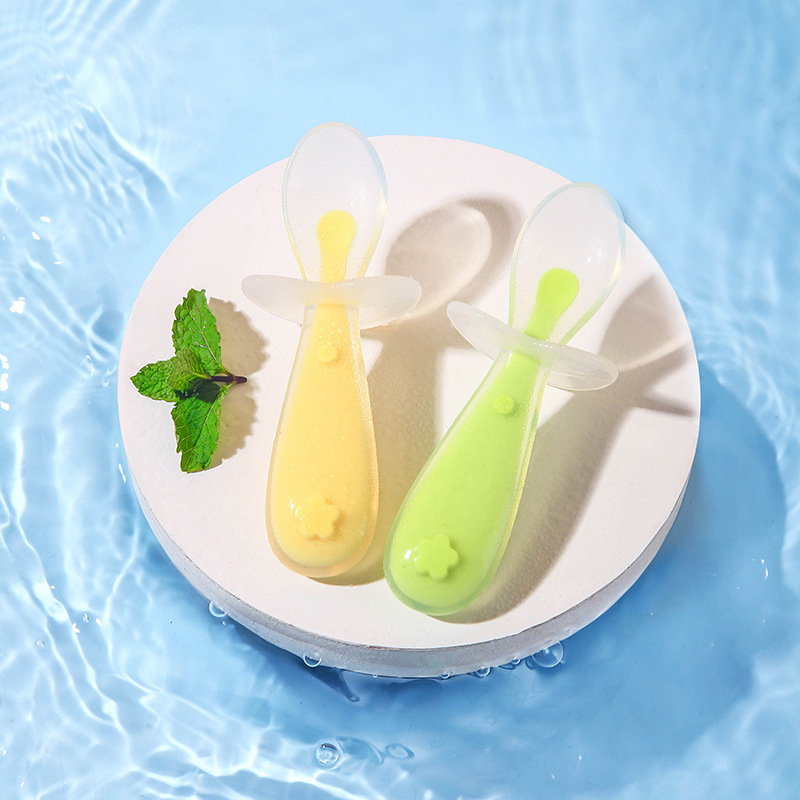 Baby Silicone Spoon, Baby Rice - Baby Food Feeder 评论和价格