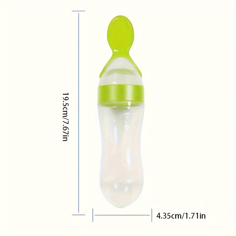Baby Feeding Silicone Bottle w - Baby Food Feeder 评论和价格