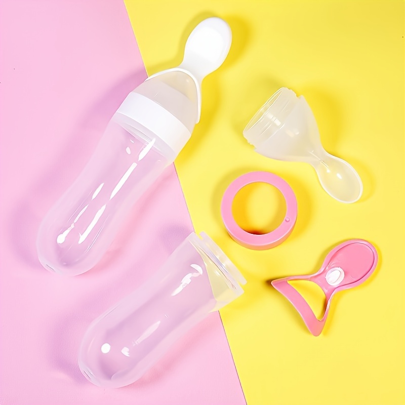 Baby Feeding Silicone Bottle w - Baby Food Feeder 评论和价格
