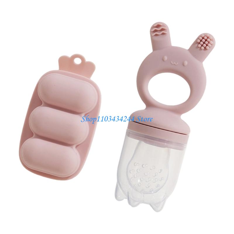 Silicone Baby Teether Feeder w - Baby Food Feeder 评论和价格