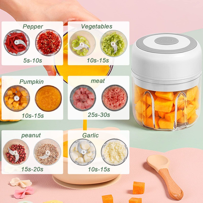 250ML Electric Garlic Grinder  - Baby Food Ingredients 评论和价格