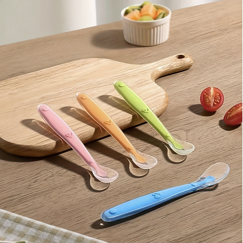 1/2pcs Soft Tip Baby Silicone  - Baby Food Feeder 评论和价格