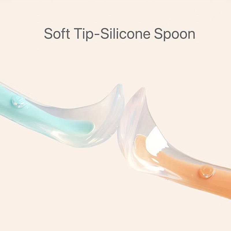 1/2pcs Soft Tip Baby Silicone  - Baby Food Feeder 评论和价格