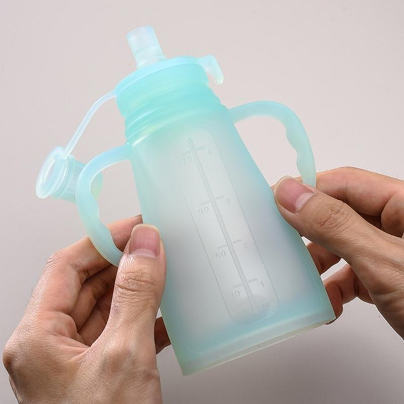 Portable Leakproof Silicone Ba - Baby Puree Pouch 评论和价格