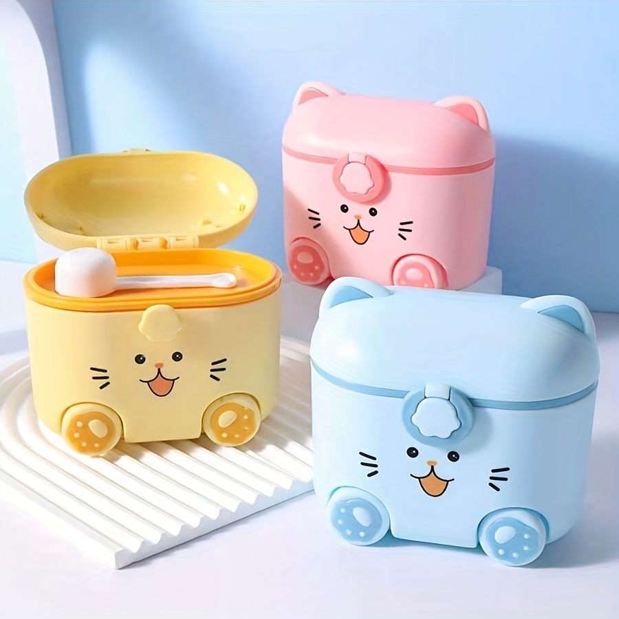 Cute Cat Milk Powder Container - Baby Food Plan 评论和价格