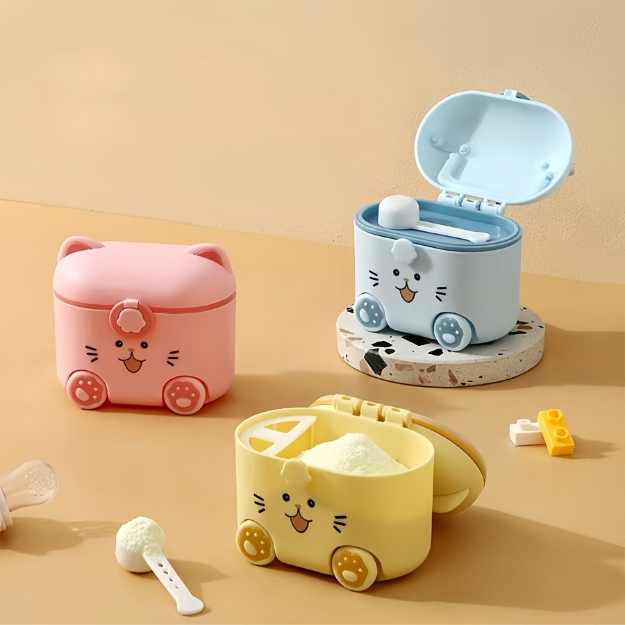 Cute Cat Milk Powder Container - Baby Food Plan 评论和价格