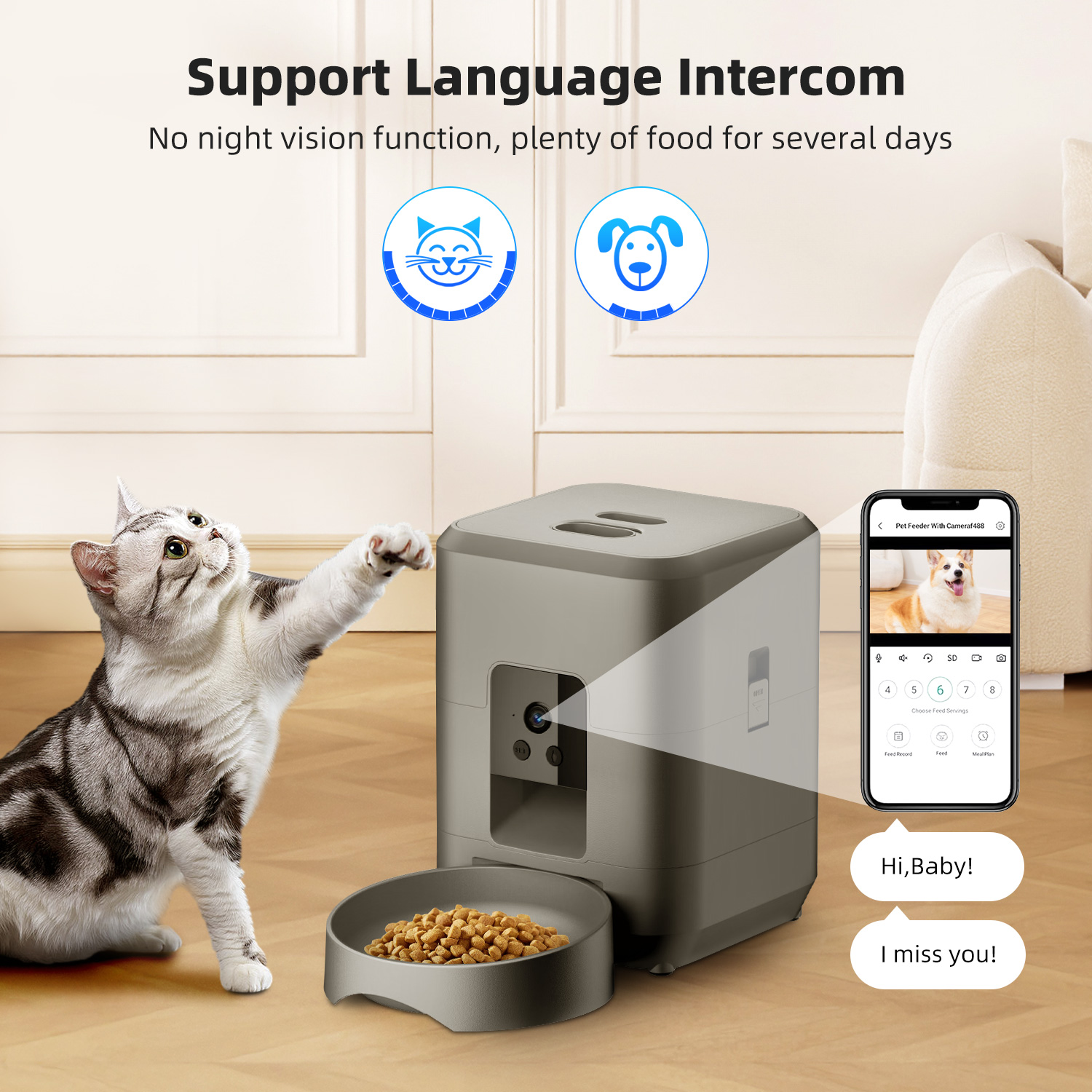 2L with video automatic cat fe - Baby Food Cat 评论和价格