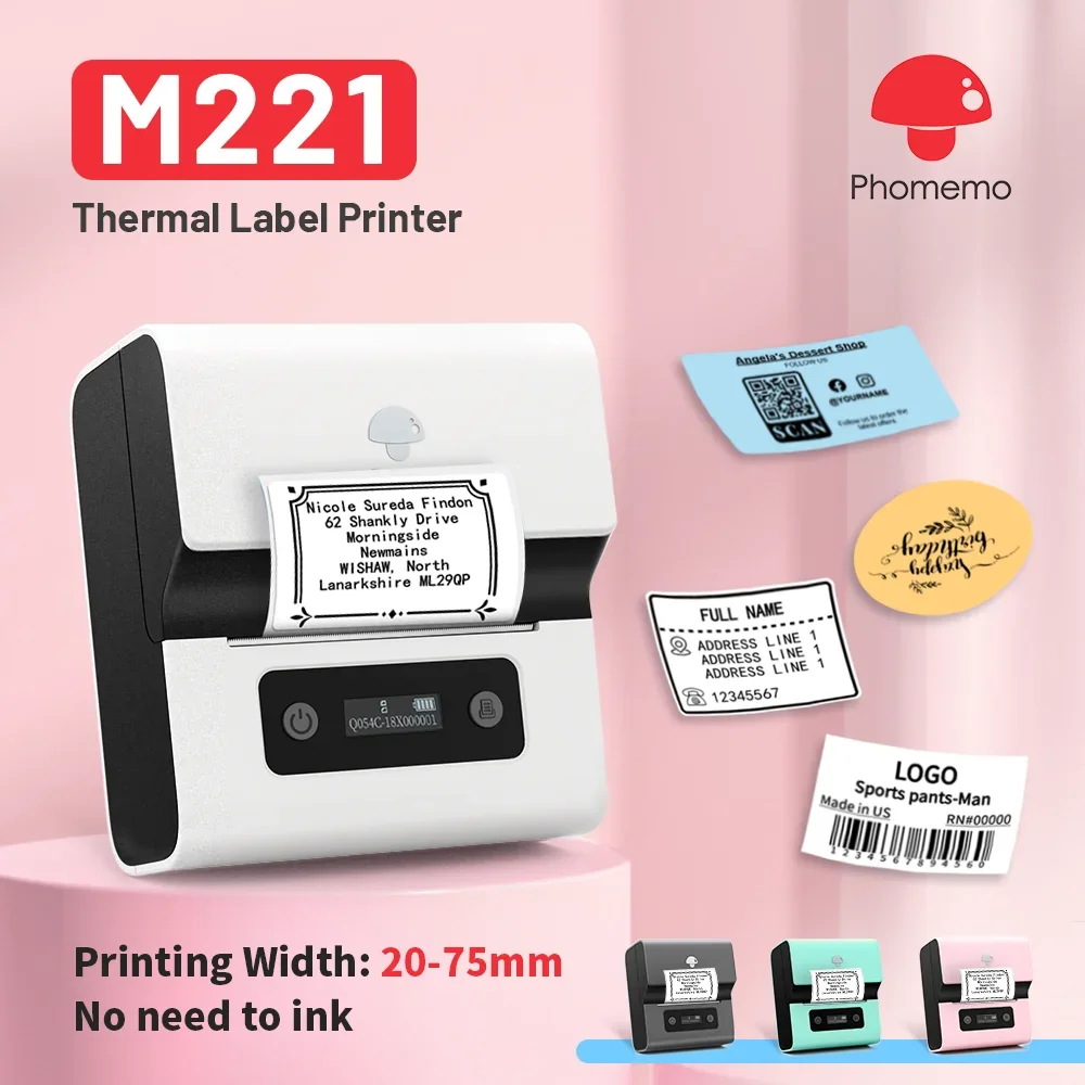 Phomemo M221 Portable Printer  - Baby Food Label 评论和价格
