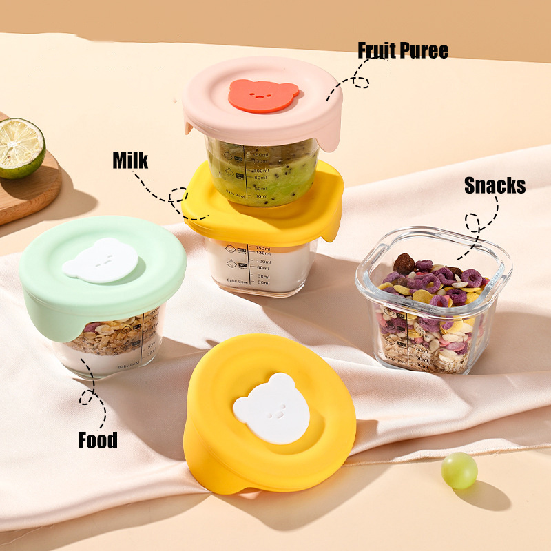 180ml Glass Baby Food Storage  - Baby Food Glass Jars 评论和价格