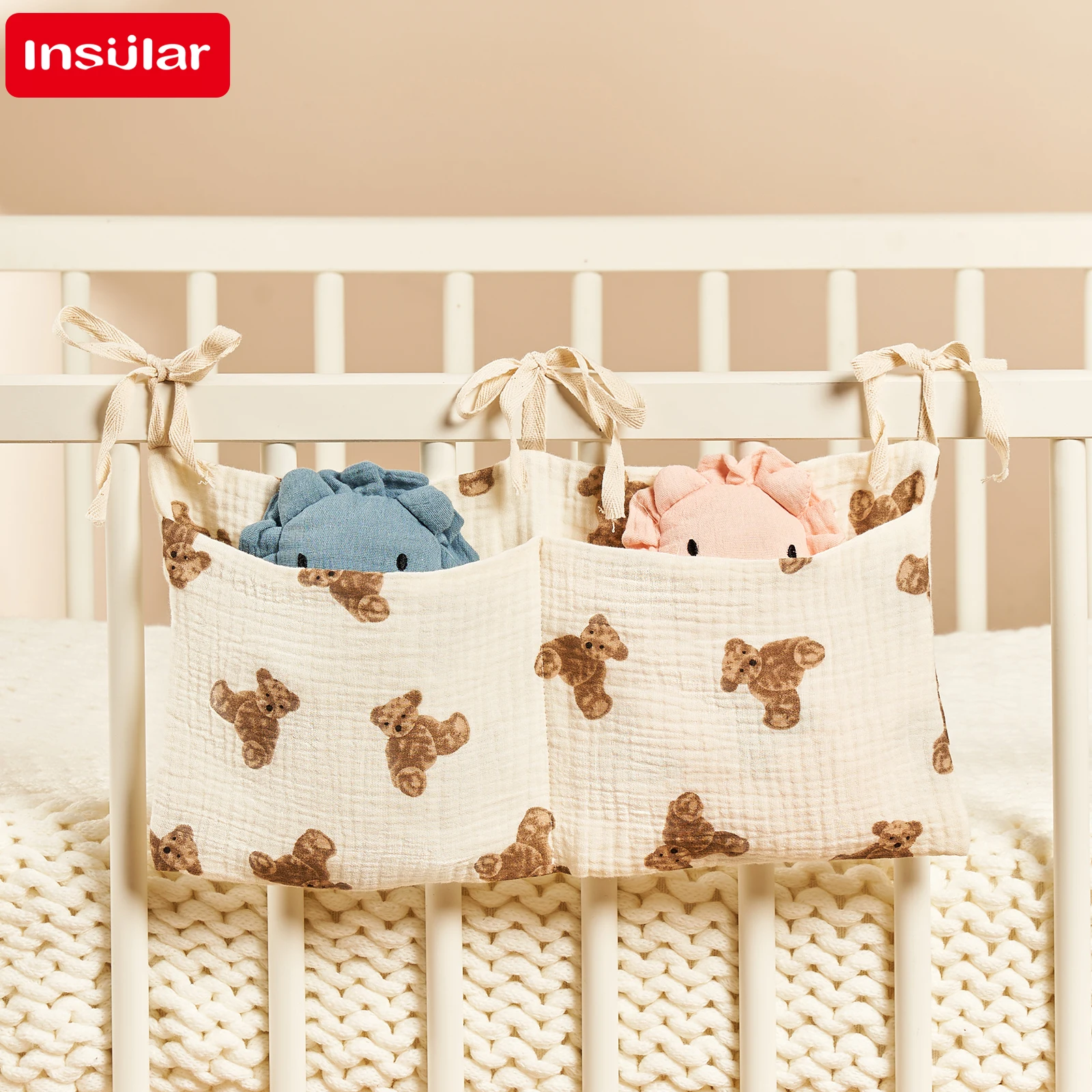 Baby Crib Organizer Cot Caddy  - Baby Puree Pouch 评论和价格