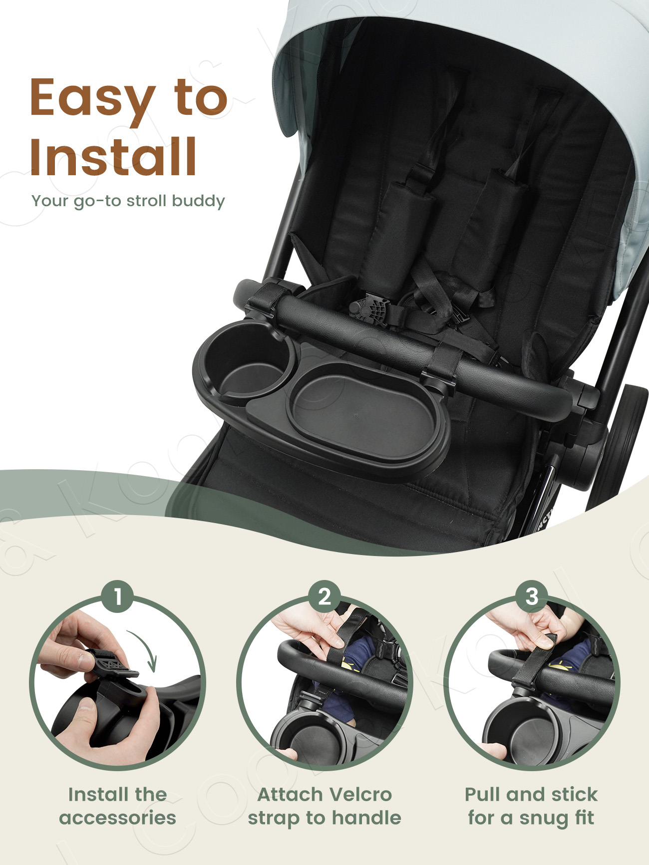 Universal Stroller Snack Tray, - Snack Cup Toddler 评论和价格