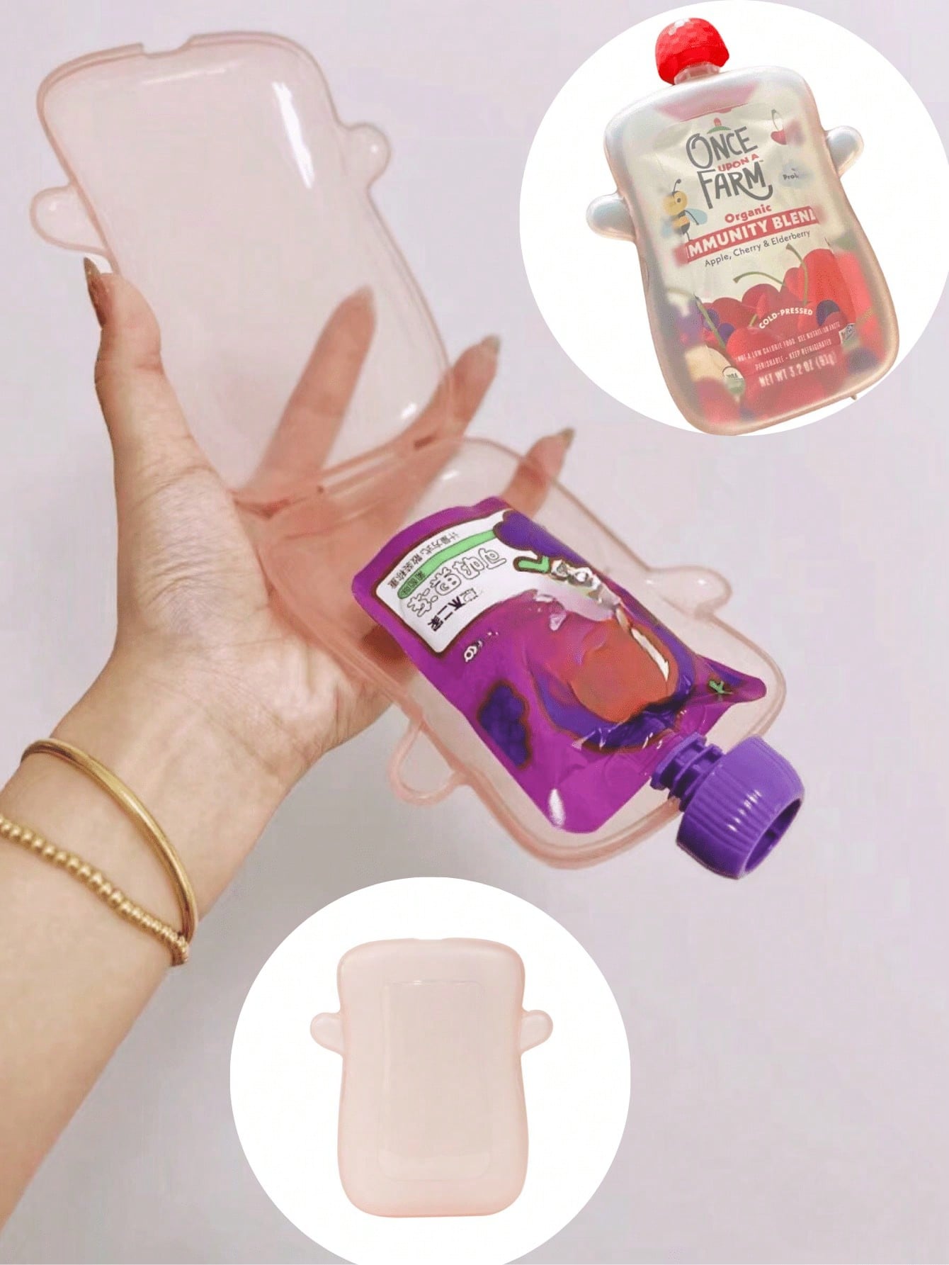 Anti-Squeeze Fruit Puree Box a - Baby Puree Pouch 评论和价格