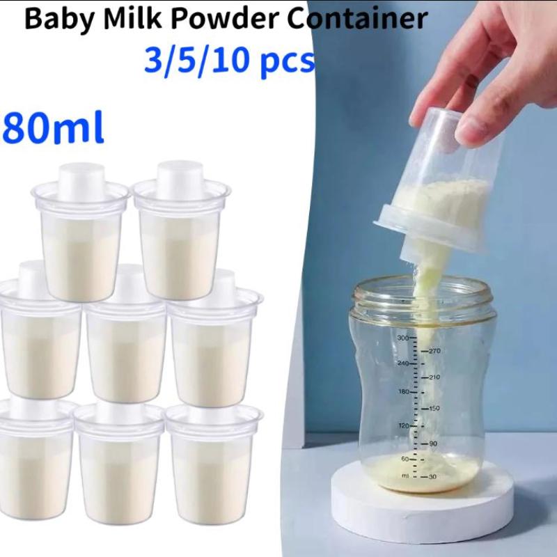 6PPC 80ML Baby Milk Powder Dis - Baby Food Storage 评论和价格